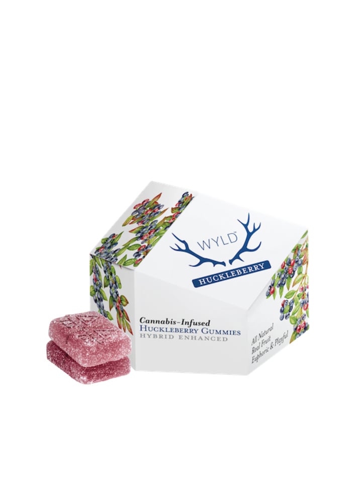 WYLD - Huckleberry Hybrid Enhanced Gummies (100mg 10pk)