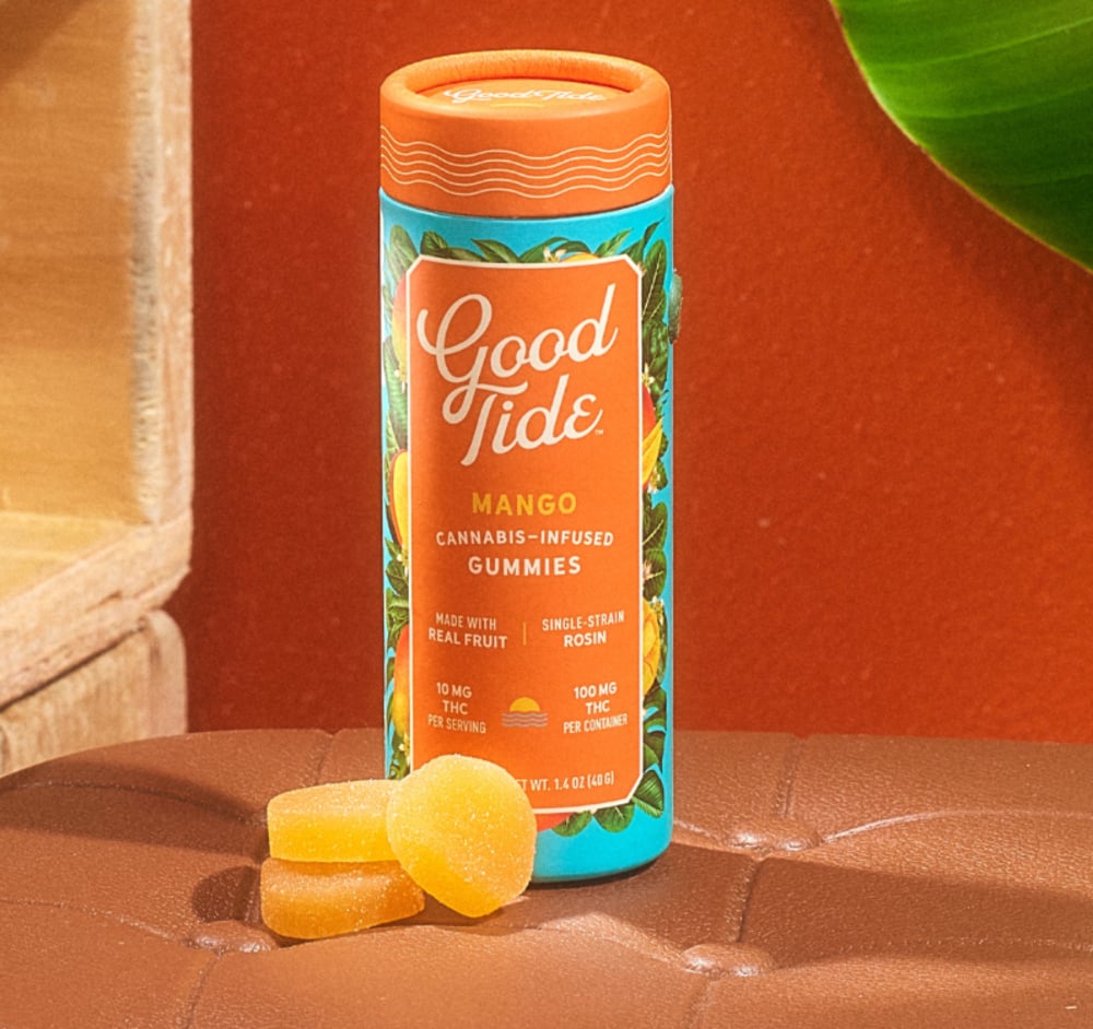 Mango Single-Strain Hash Rosin Gummies | Mellow | 100mg