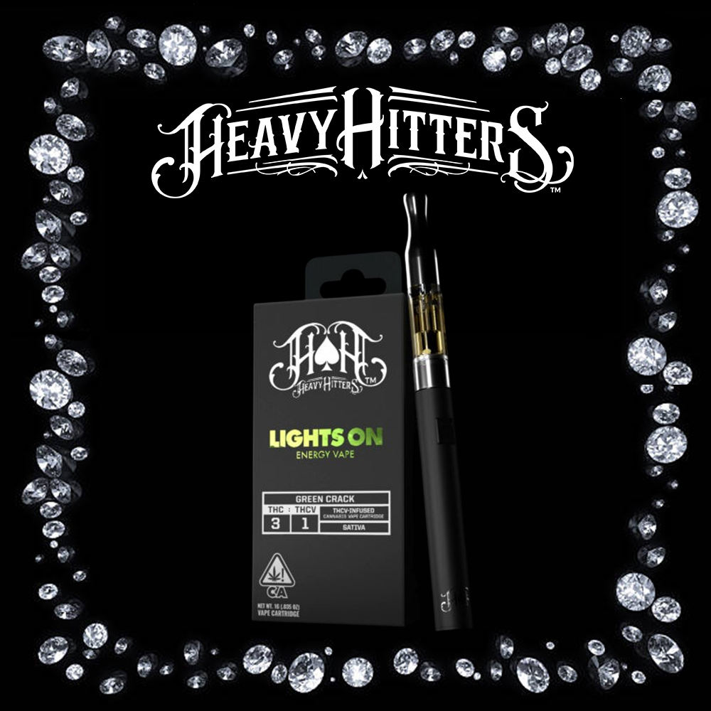 Green Crack | Sativa - Lights On THCV Energy - 1G Vape Cartridge