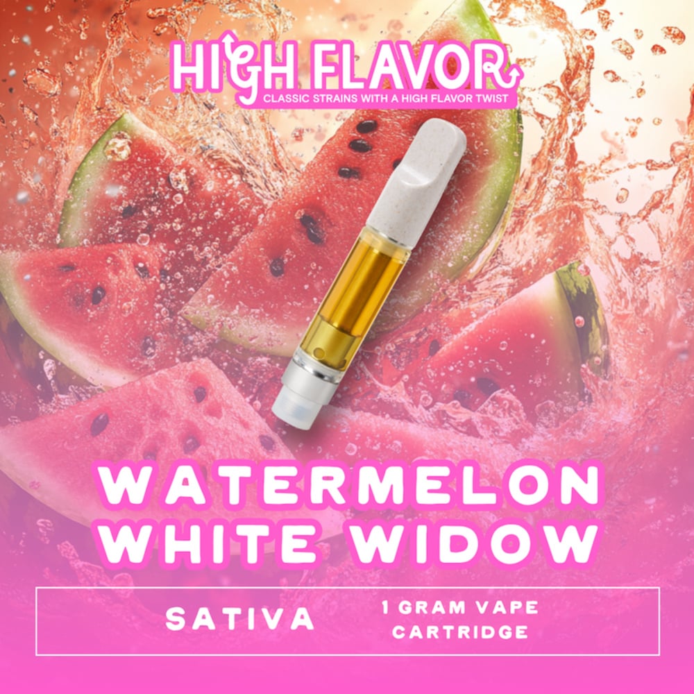 High Flavor  Watermelon White Widow Cartridge