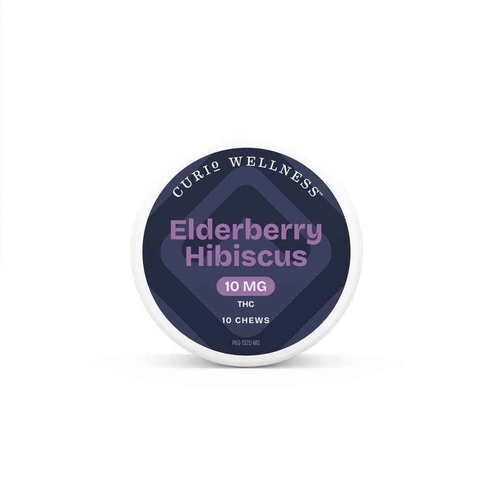 Elderberry Hibiscus Chews | 100mg | 10 pk