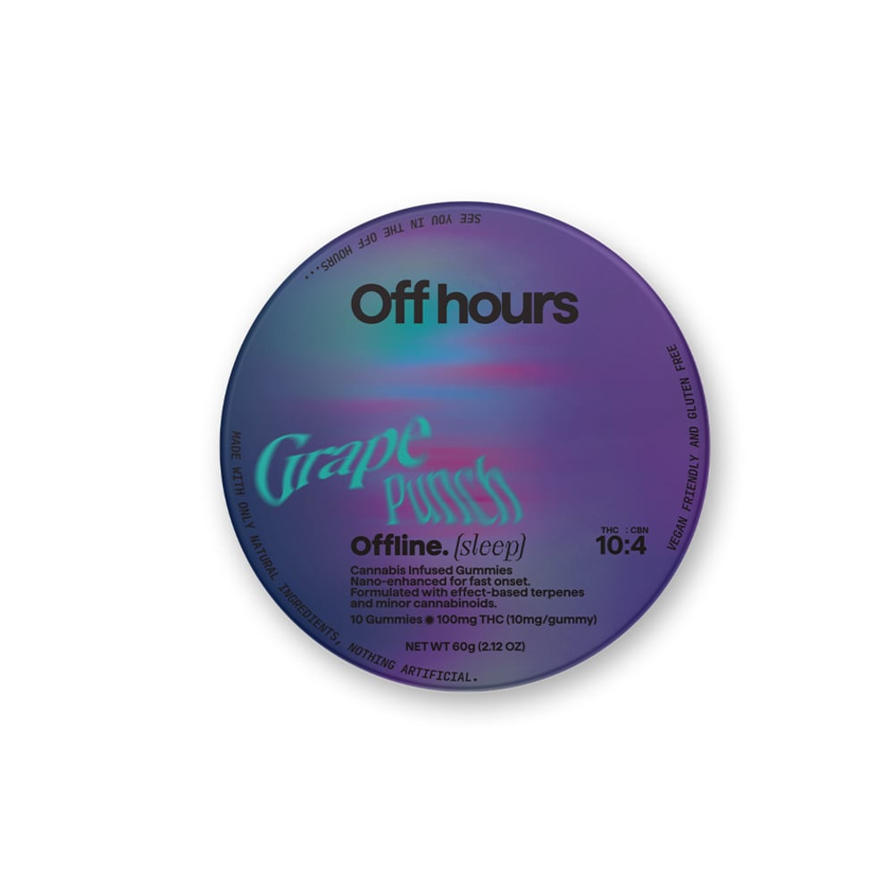Grape Punch - Offline [10pk] (100mg CBD/100mg THC/40mg CBN)