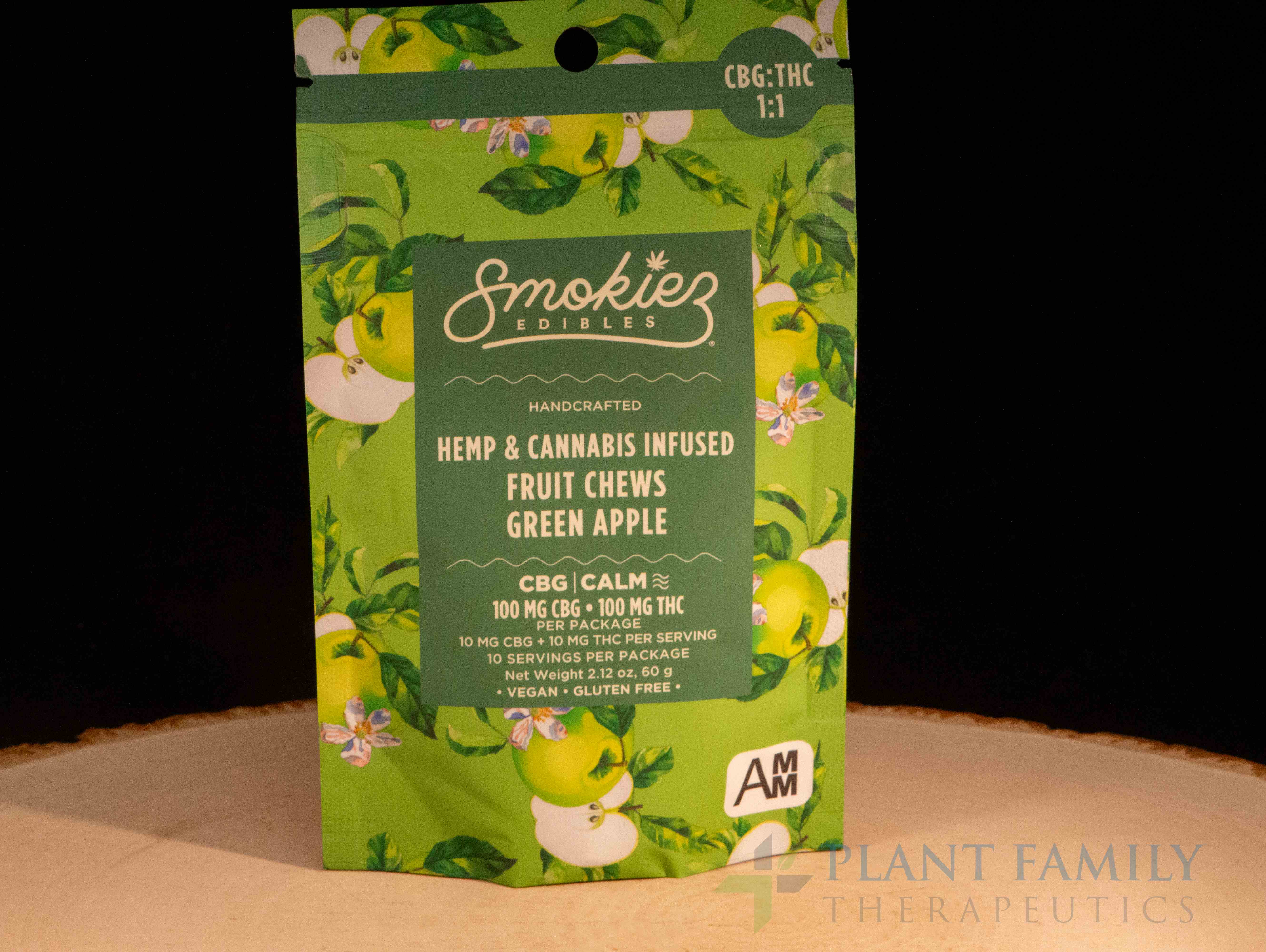 1:1 Sweet Green Apple [10pk] (100mg THC/100mg CBG)