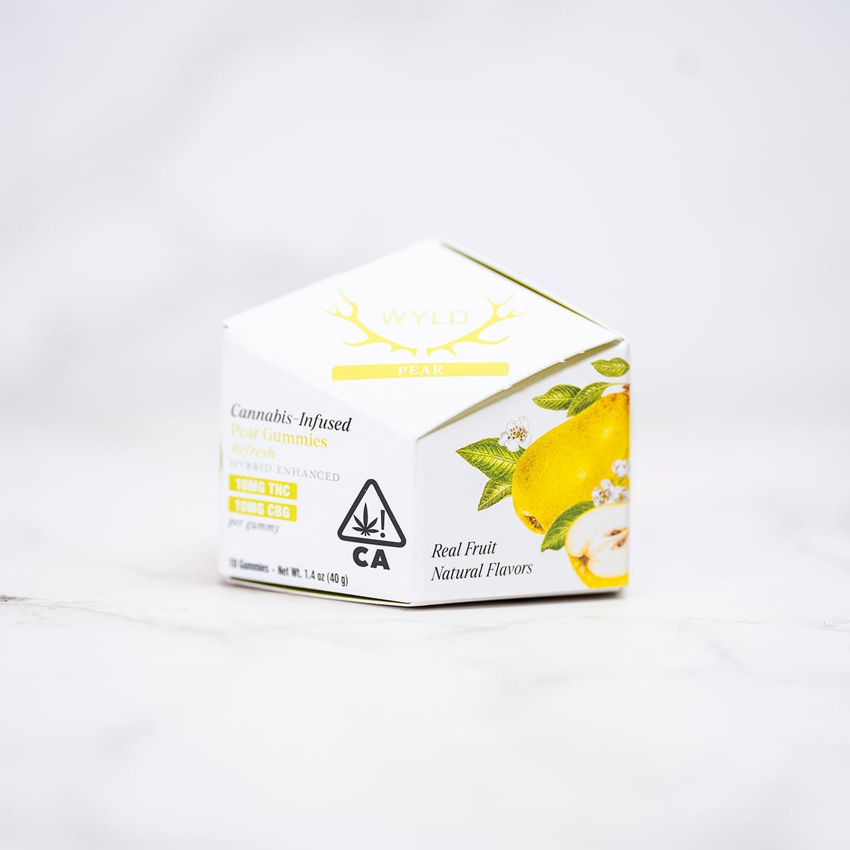 WYLD - PEAR - GUMMY - HYBRID - (1:1 THC/CBG) - [100/100MG]