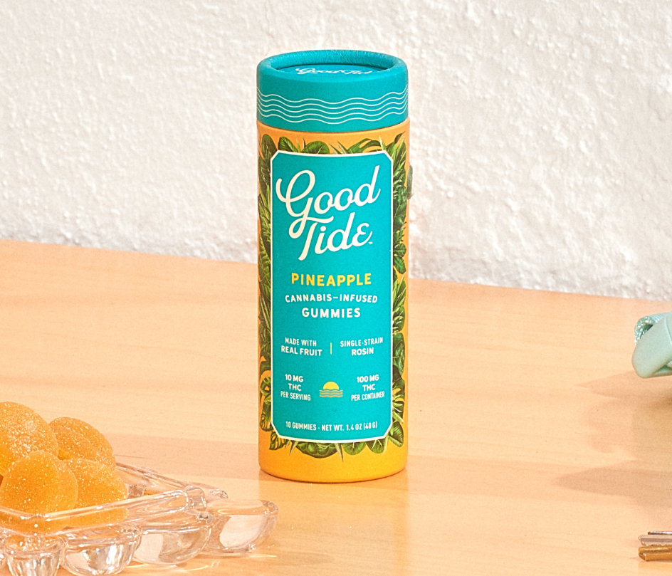 Pineapple Single-Strain Rosin Gummies | Uplifting | 100mg