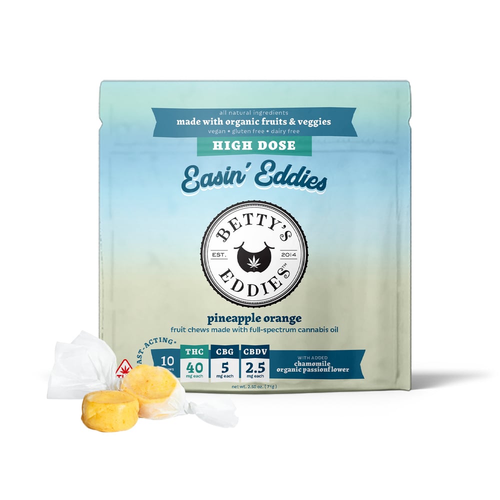 Easin' Eddies - Pineapple Orange [10pk] (400mg THC/50mg CBG/25mg CBDV)