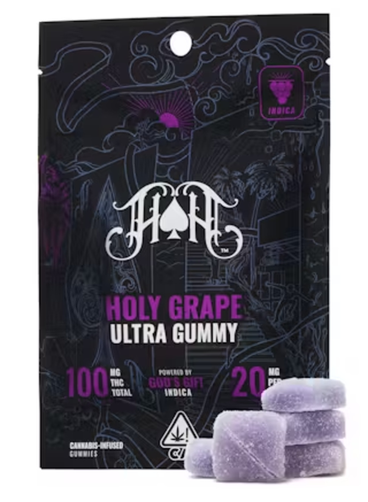 Holy Grape | Indica - Ultra Pure Gummies - 100mg THC
