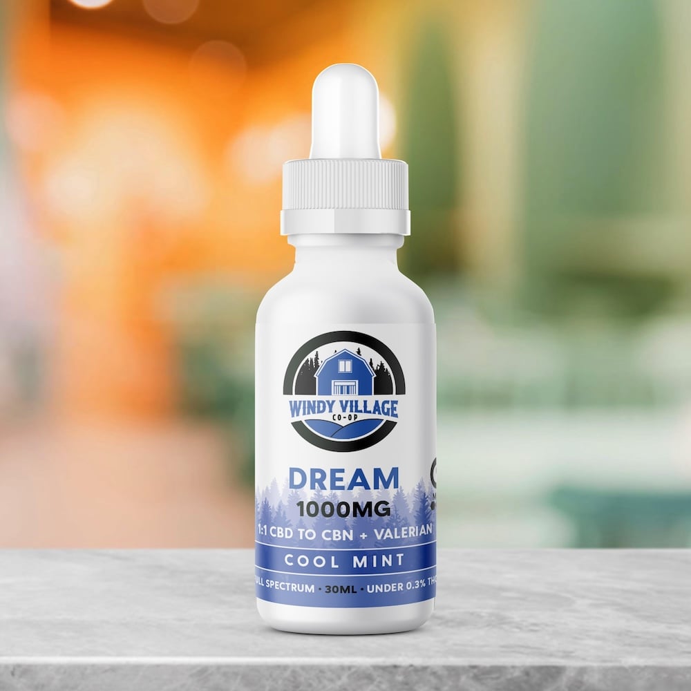 Windy Village - Hemp-Derived CBN:CBD Dream Tincture (1000mg 30mL)