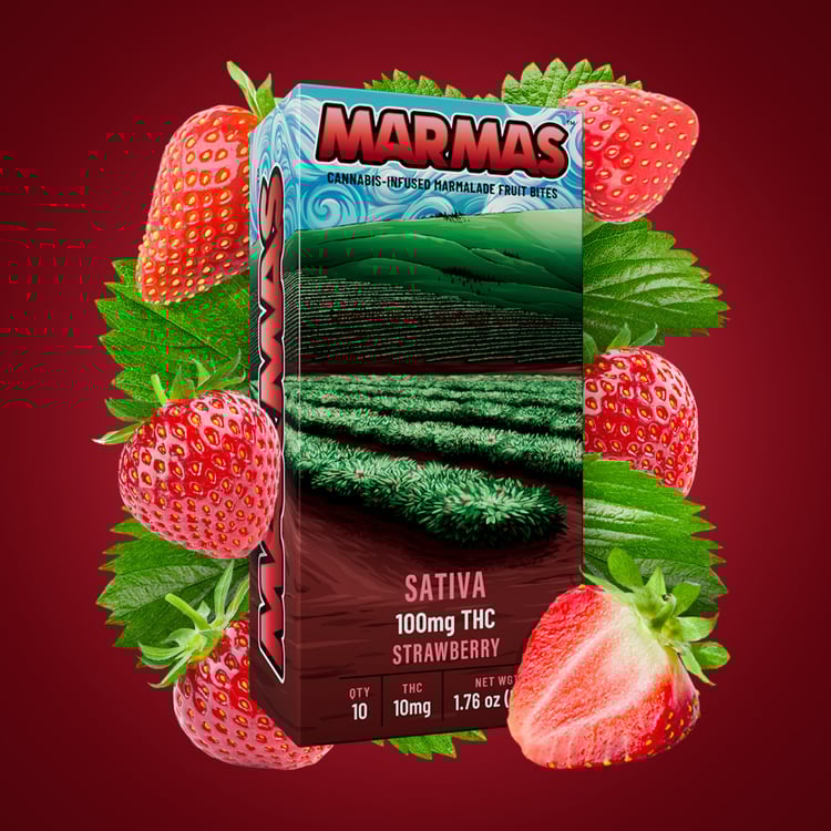 Strawberry - Sativa [10pk] (100mg)