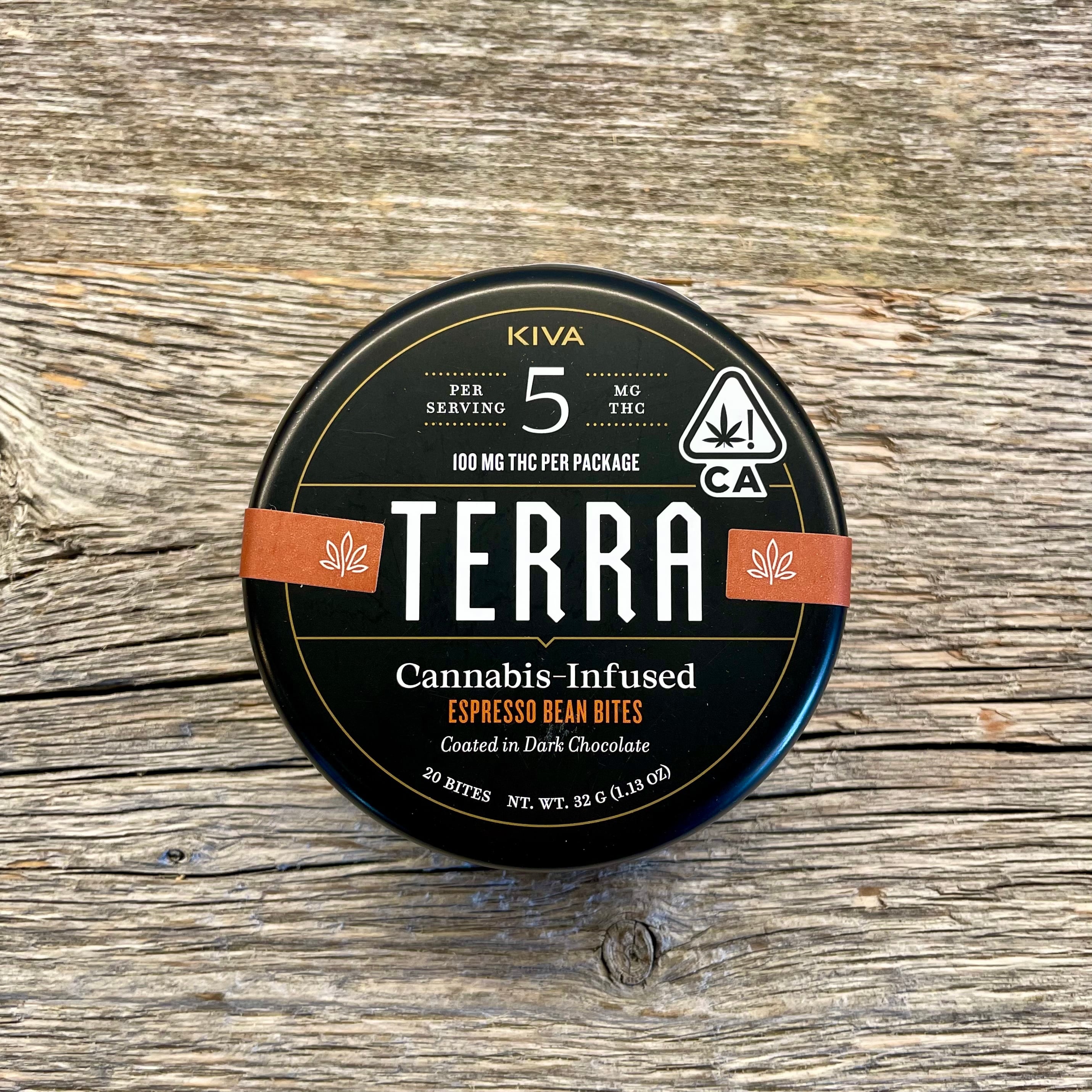 ESPRESSO BEAN TERRA BITES 100MG 20PC 