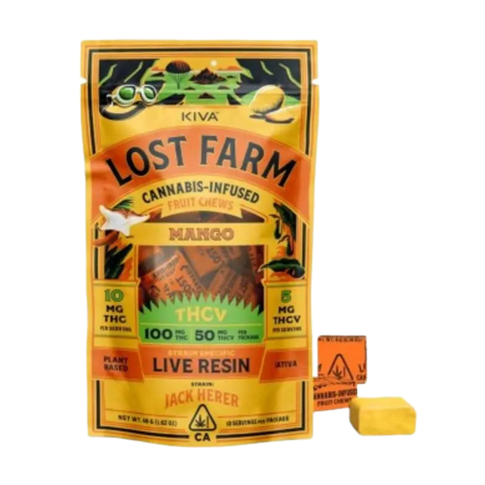 Lost Farm Mango x Jack Herer [10pk] (100mg THC/50mg THCV)