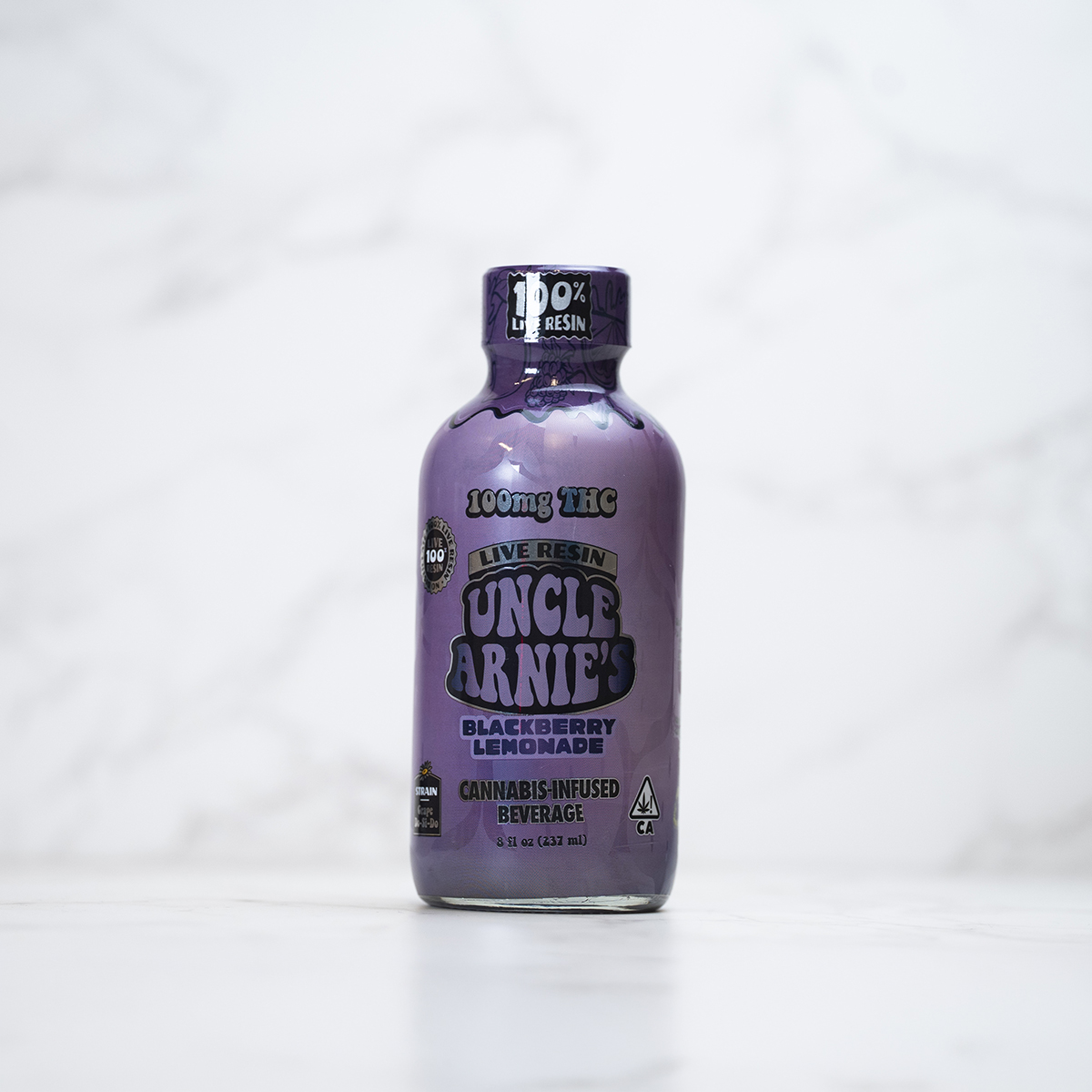 UNCLE ARNIE'S - BLACKBERRY LEMONADE - JUICE - INDICA HYBRID - (8OZ) - [100MG]