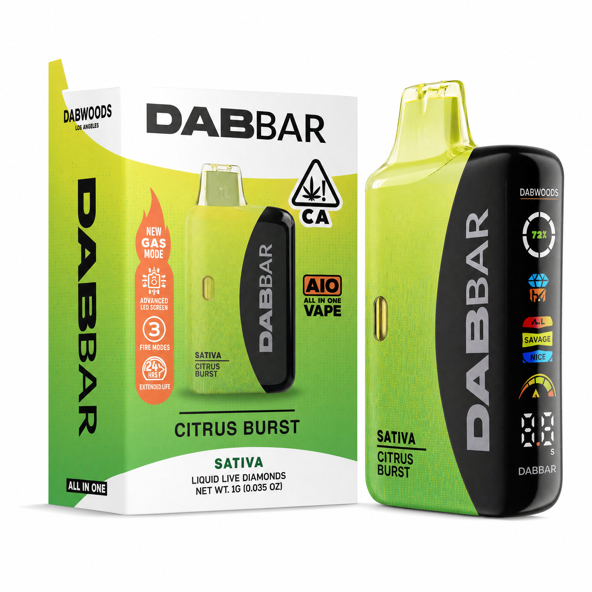 Dabwoods - Citrus Burst  Disposable[1g] Sativa