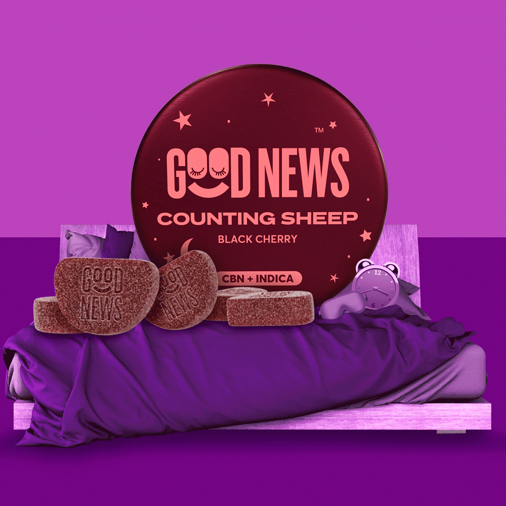 Counting Sheep Black Cherry Gummies with CBN