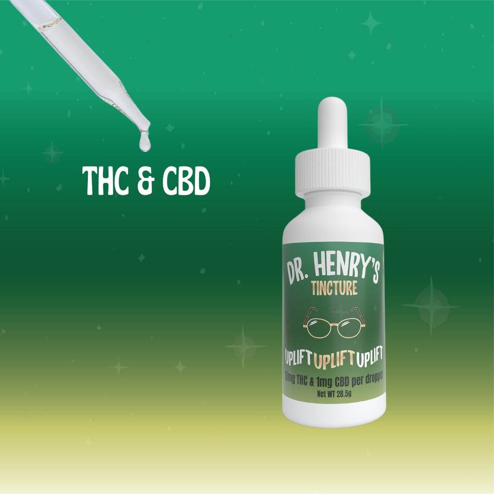 Dr. Henry's - Uplift - Pineapple/Mango Tincture 200mg THC 20mg CBD 1oz
