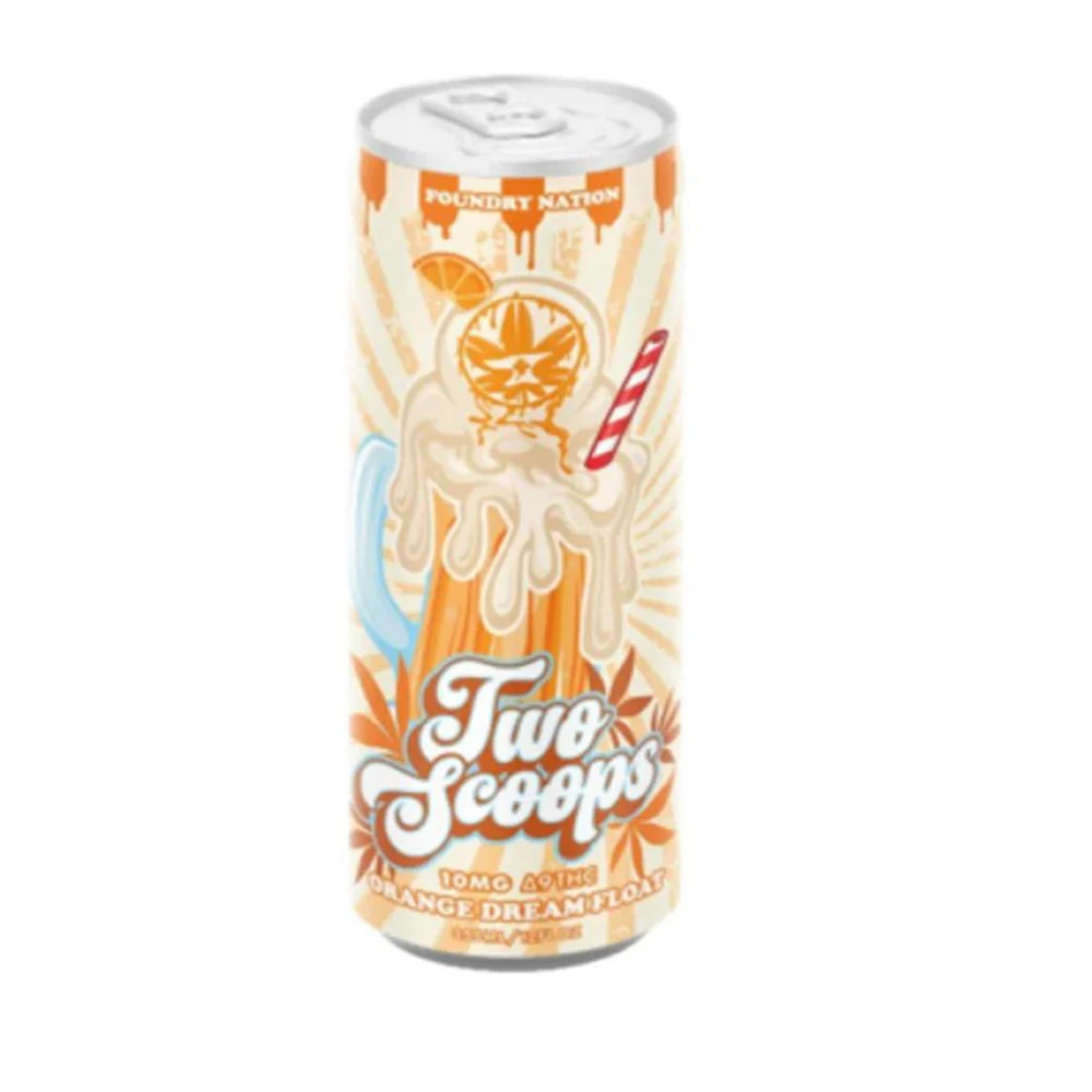 Foundry Nation - Two Scoops - Hemp Derived - Orange Dream Float 10mg THC