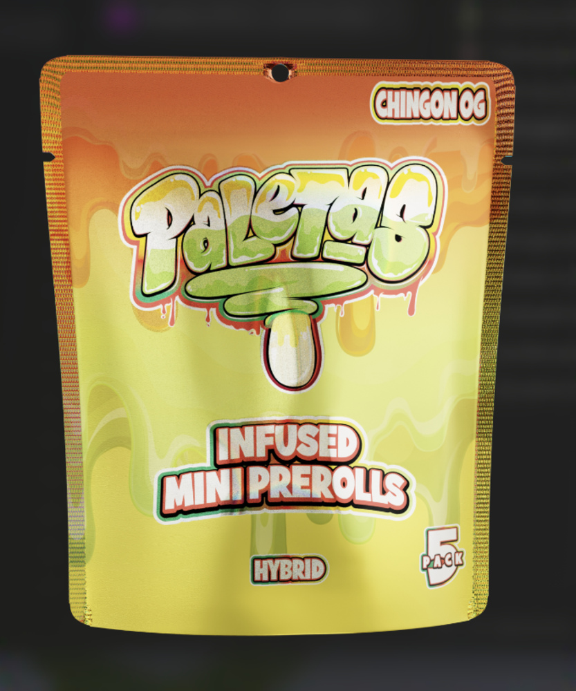 Paleta Infused Pre-Rolls Chingon OG (H) 4g 5pk