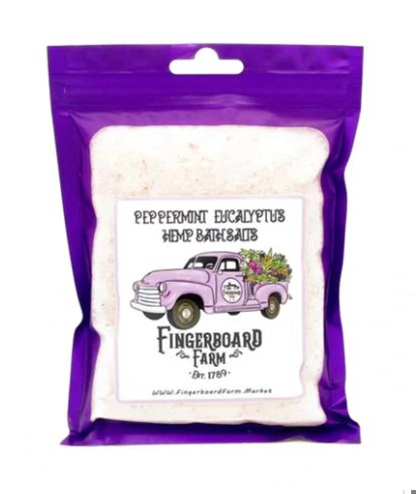 Peppermint Eucalyptus Bath Salts (50mg CBD)