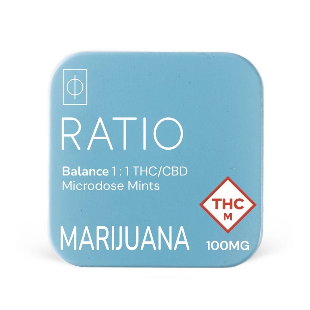 Balance 1:1 Microdose Mints [40pk] (100mg THC/ 100mg CBD)