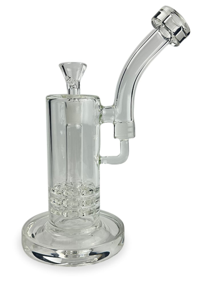 10" Spiral Shower Perc Bong w/ Flower Bowl
