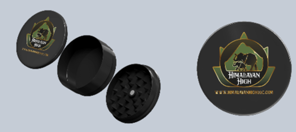 Plastic Grinder Small Black Himalayan High