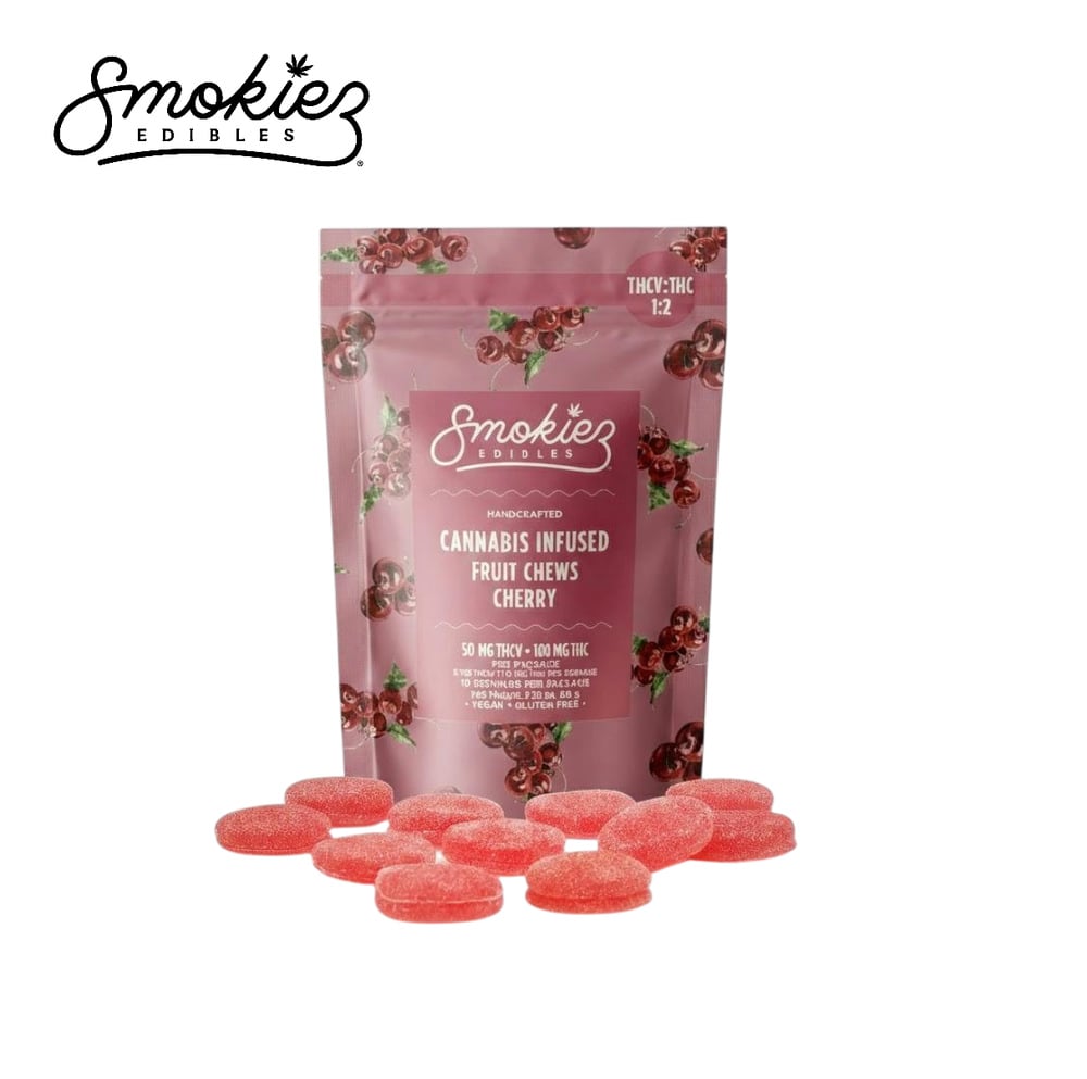 CHERRY 2:1 THC:THCV 100MG 10 PACK FRUIT CHEWS