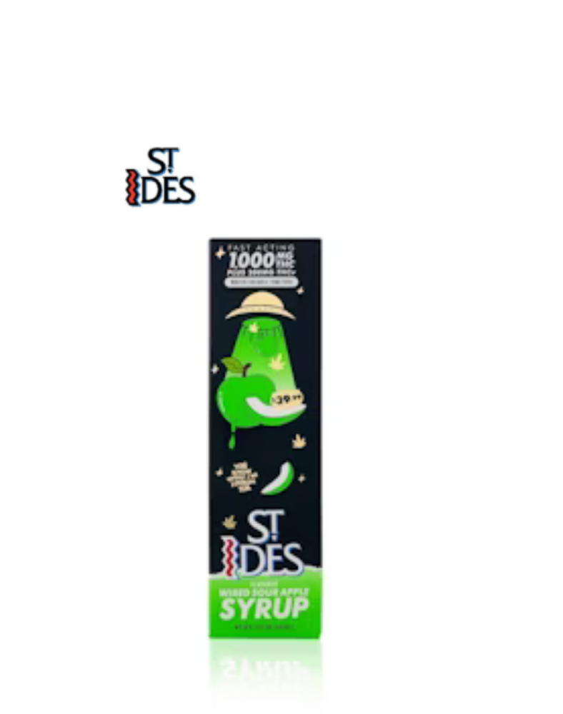 WIRED SOUR APPLE 1000MG SYRUP TINCTURE 2OZ