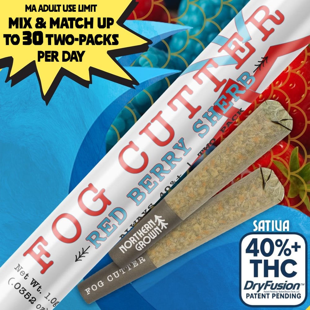 Fog Cutter - Red Berry Sherb Infused Hydro Pre-Roll 0.5g 2pk (1g)