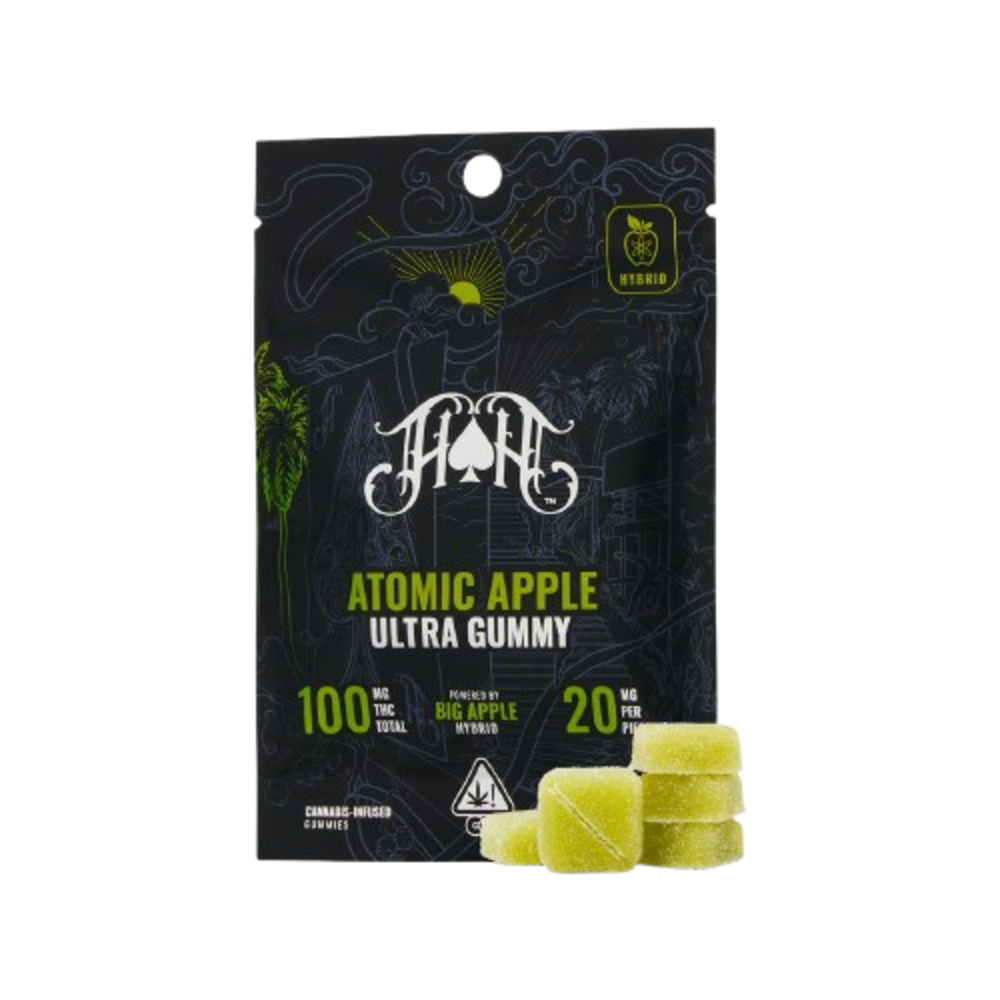 Heavy Hitters Atomic Apple | Hybrid - Ultra Pure Gummies - 100mg THC