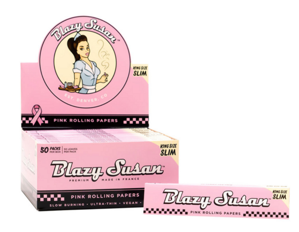 Accessories Pink Papers King Size Slim