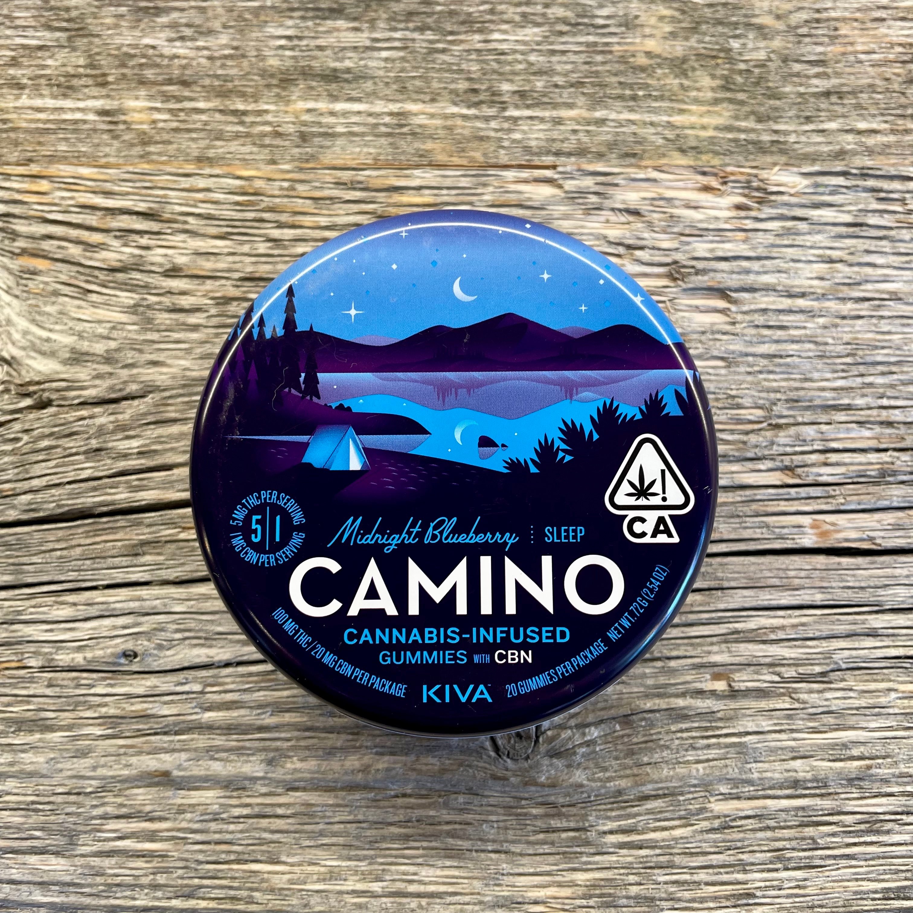 5:1 CBN/THC MIDNIGHT BLUEBERRY GUMMIES 100MG 20PC