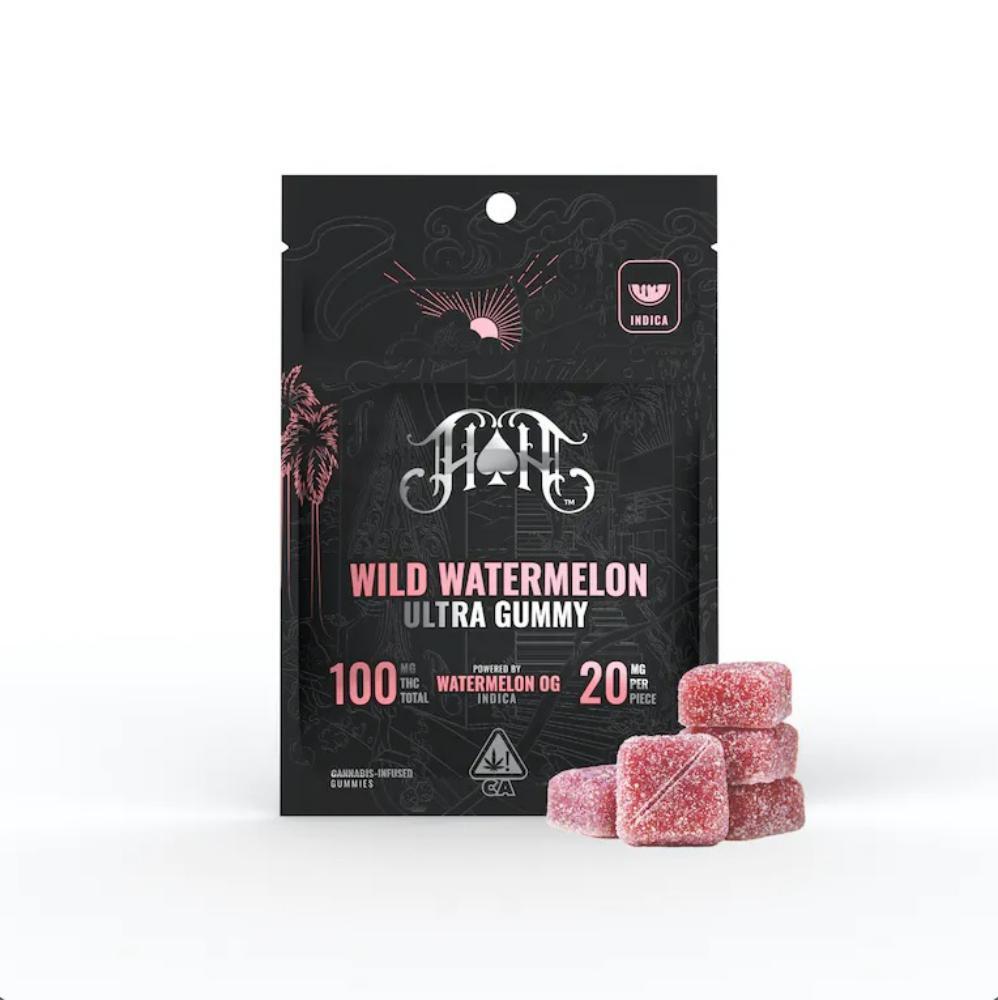 Wild Watermelon | Indica - Ultra Pure Gummies - 100mg THC