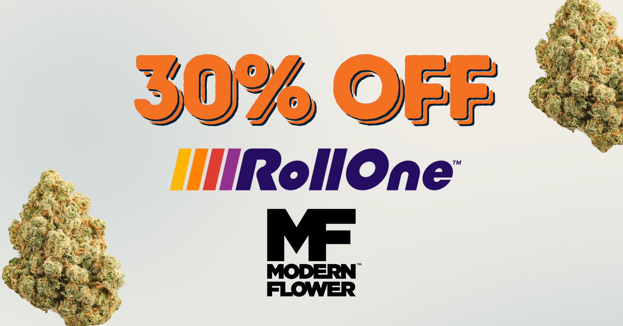 30% Off Modern Flower/Roll One Products special