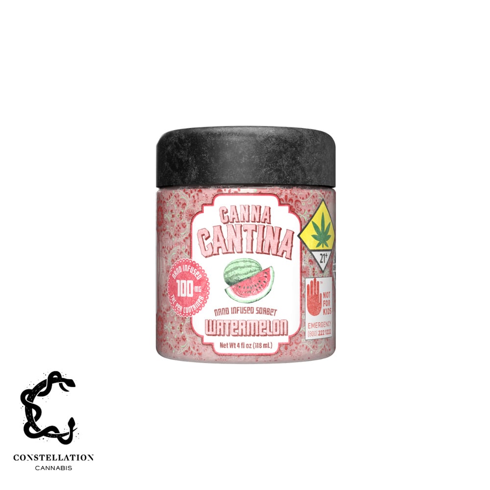 4 oz. Watermelon Sorbet - 100 mg THC