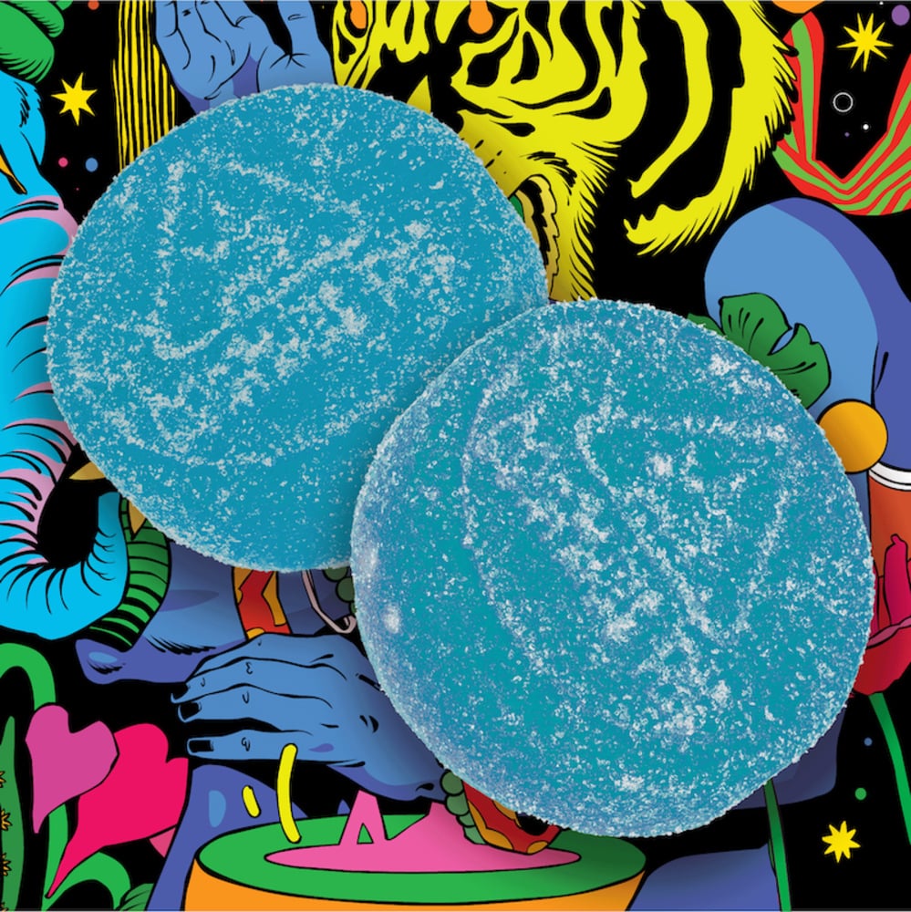 Sapura - Blue Raz Pineapple 10:1 CBD:THC Microdose Gummies (20mg 20pk)