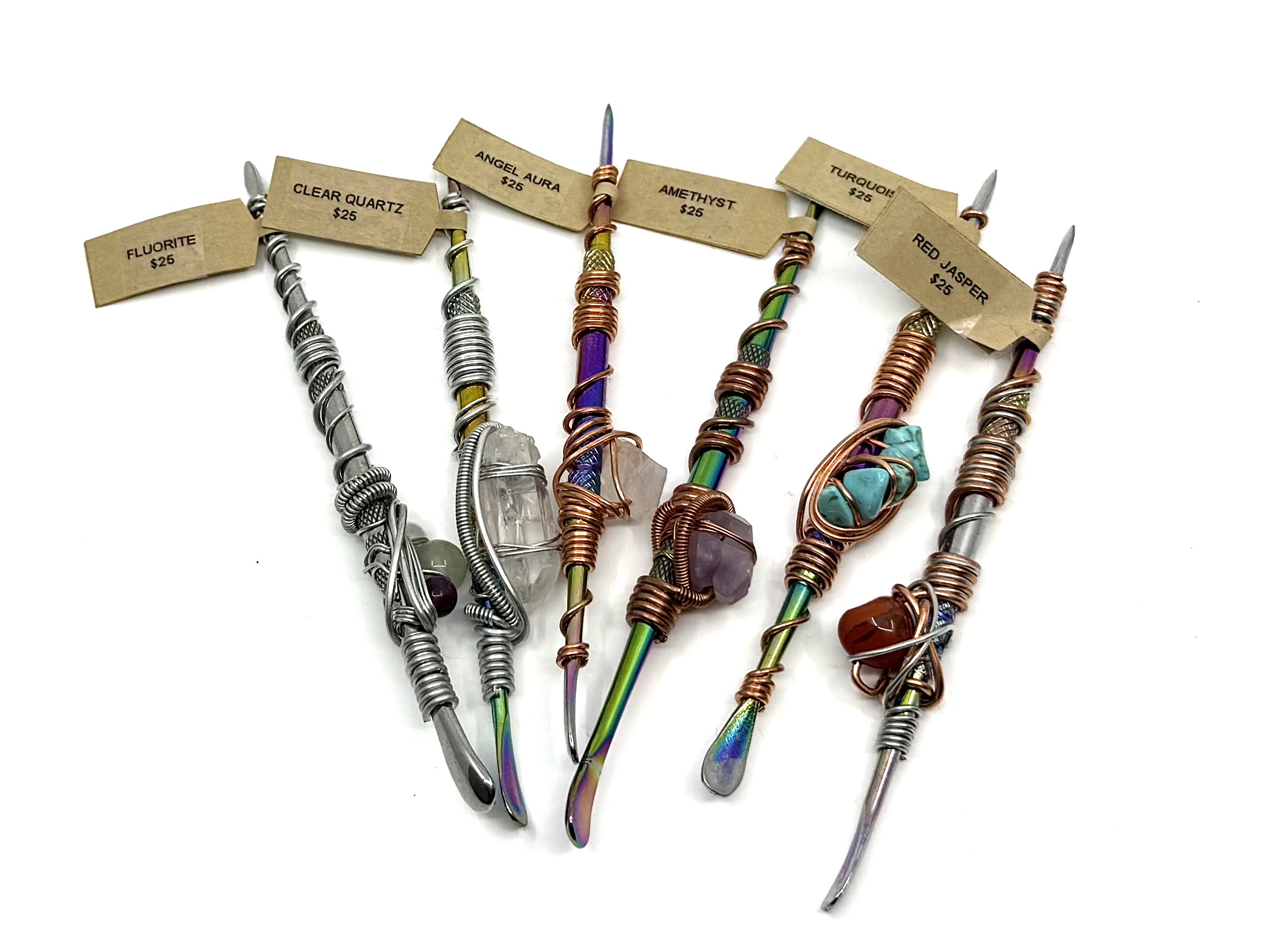Custom Local made Crystal Dab Tool (Crystals Vary check description)