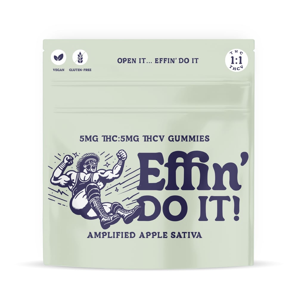 Effin' - Do it Amplified Apple Sativa 1:1 Soft Chews (100mg 20pk) Effin' - Do it Amplified Apple Sativa 1:1 Soft Chews (100mg 20pk)