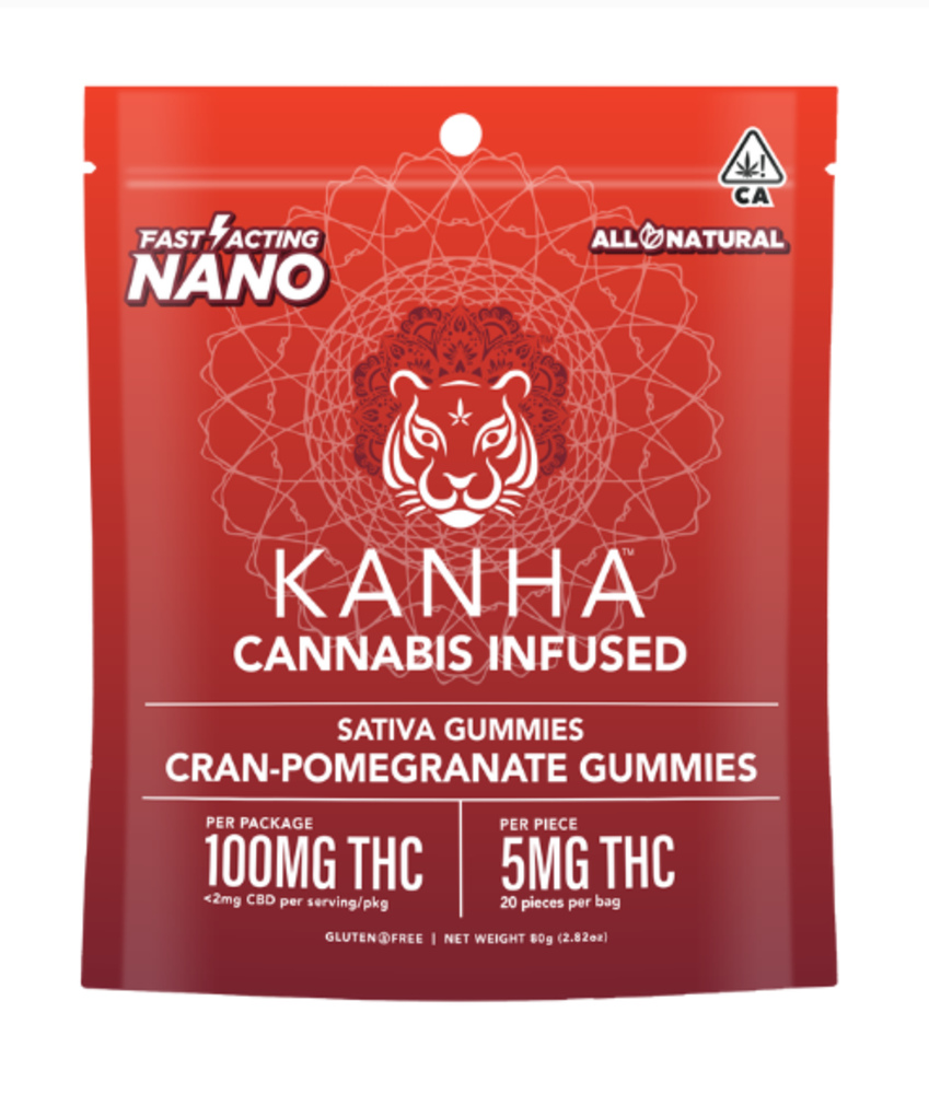 Cran-Pomegranate Punch - Sativa [10pk] (100mg)