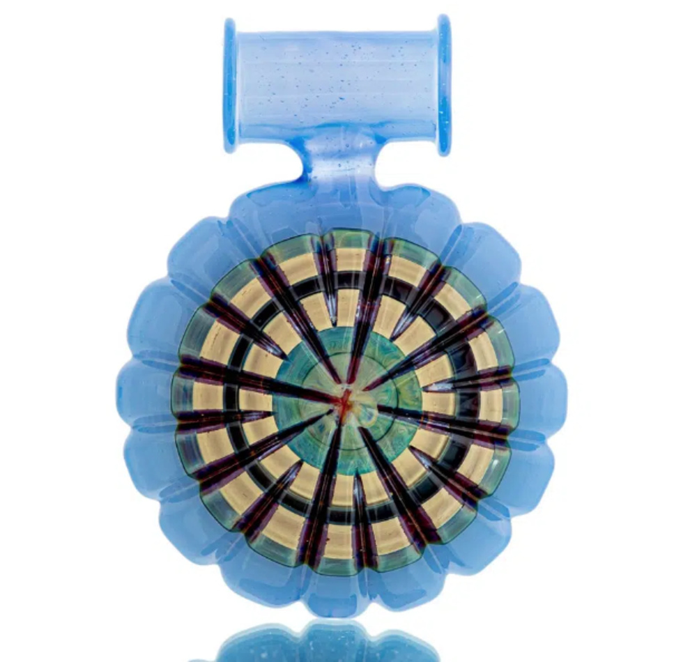 Disk Pendant - Blue