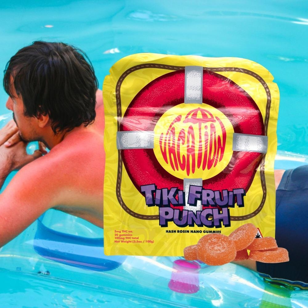 Vacation - Tiki Fruit Punch Rosin Fast-Acting Gummies (100mg 20pk)