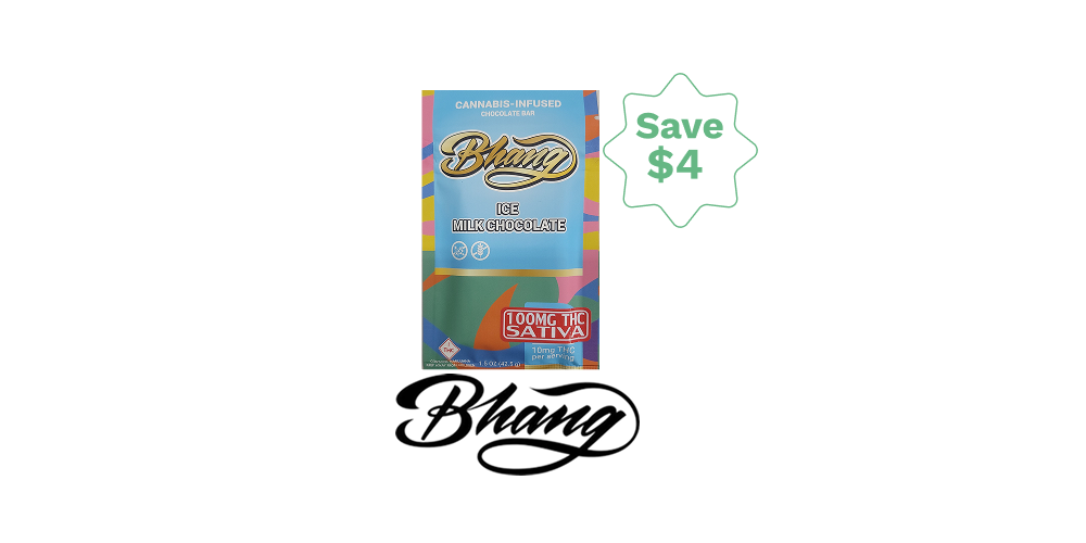 Save $4: 2 Bhang 100mg Chocolates $24! special