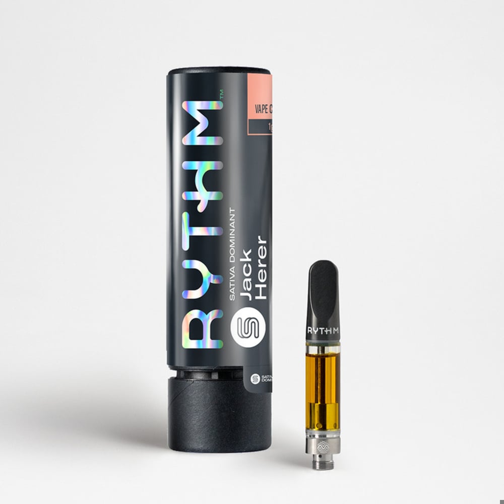 CRDHリキッド 1ml Jack Herer Jack Herer | RYTHM | Full Spectrum Vape Cartridge