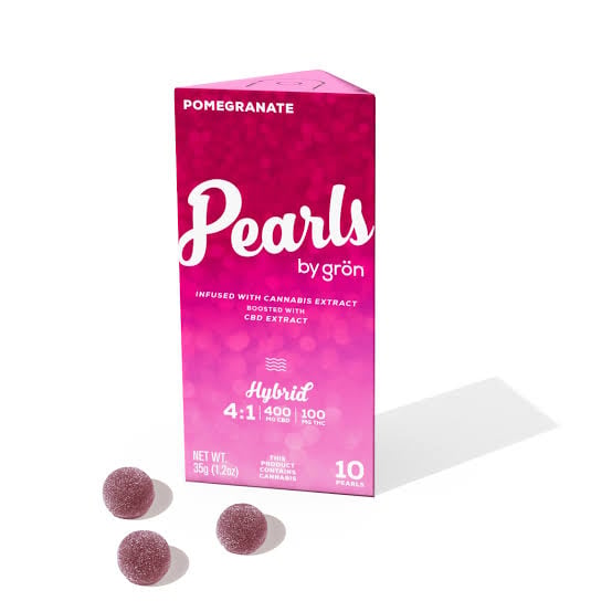 4:1 Pomegranate Pearls - Hybrid (400mg CBD /100mg THC) 4:1 Pomegranate Pearls - Hybrid (400mg CBD /100mg THC)