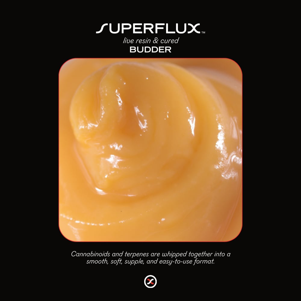 Superflux  Purple Peachy Trainwreck Live Resin Budder