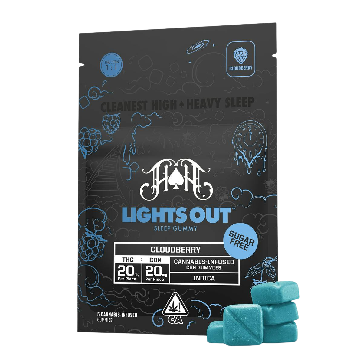 Heavy Hitters | Cloudberry THC/CBN | 200mg