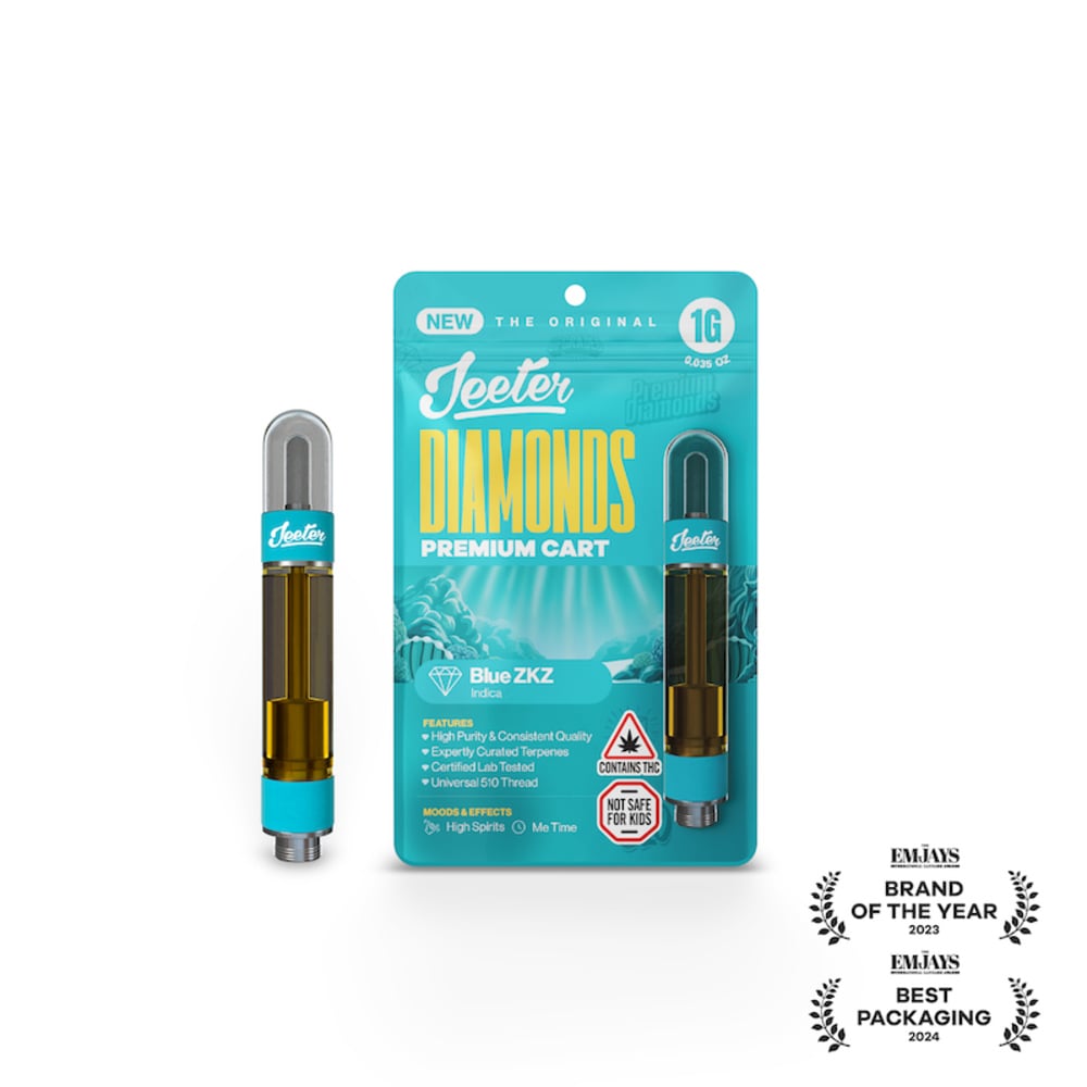Jeeter Blue ZKZ (I) Diamonds Cartridge