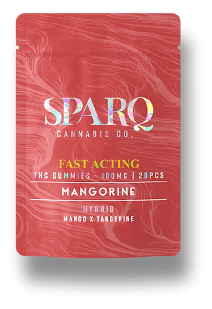 Sparq - Mangorine Hybrid Nano Gummies (100mg 20pk) Sparq - Mangorine Hybrid Nano Gummies (100mg 20pk)
