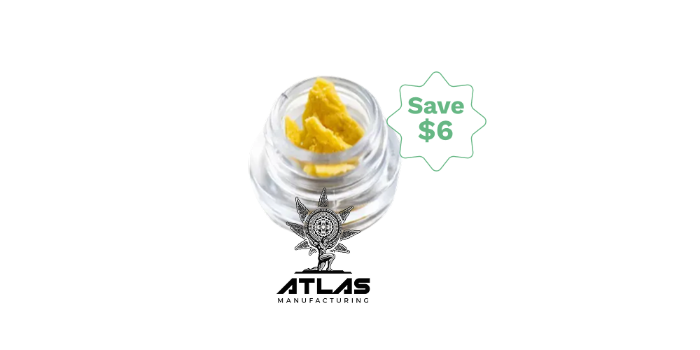 Save $6: 2 Atlas Live Resin 1g for $30! special