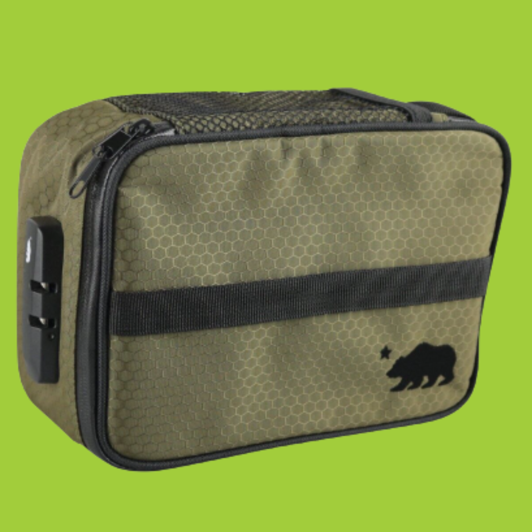 Cali Crusher Smell Proof Pouch Large Green