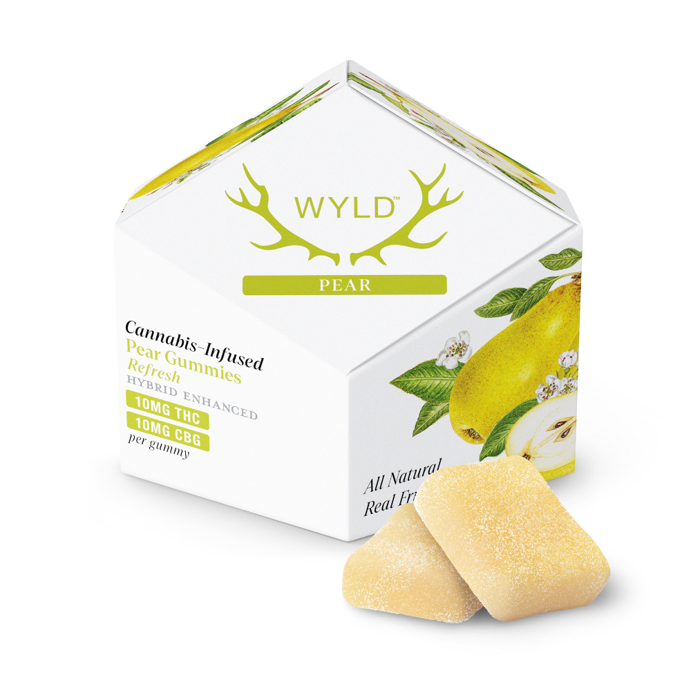 Pear 1:1 CBG + Hybrid Enhanced Gummies | 100mg